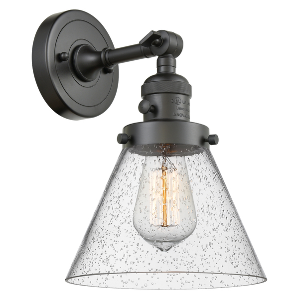 Innovations Lighting One Light Sconce With A High-Low-Off" Switch." 203SW-OB-G44